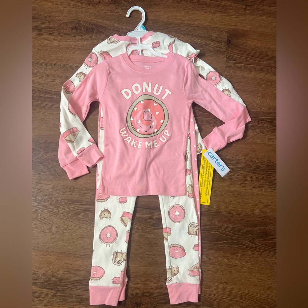 Girls Donut Pajama Set